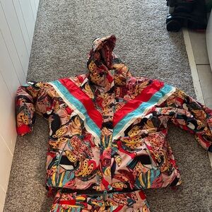 Farm Rio Ski Outfit : Jacket New With Tags, Pants worn little to none!